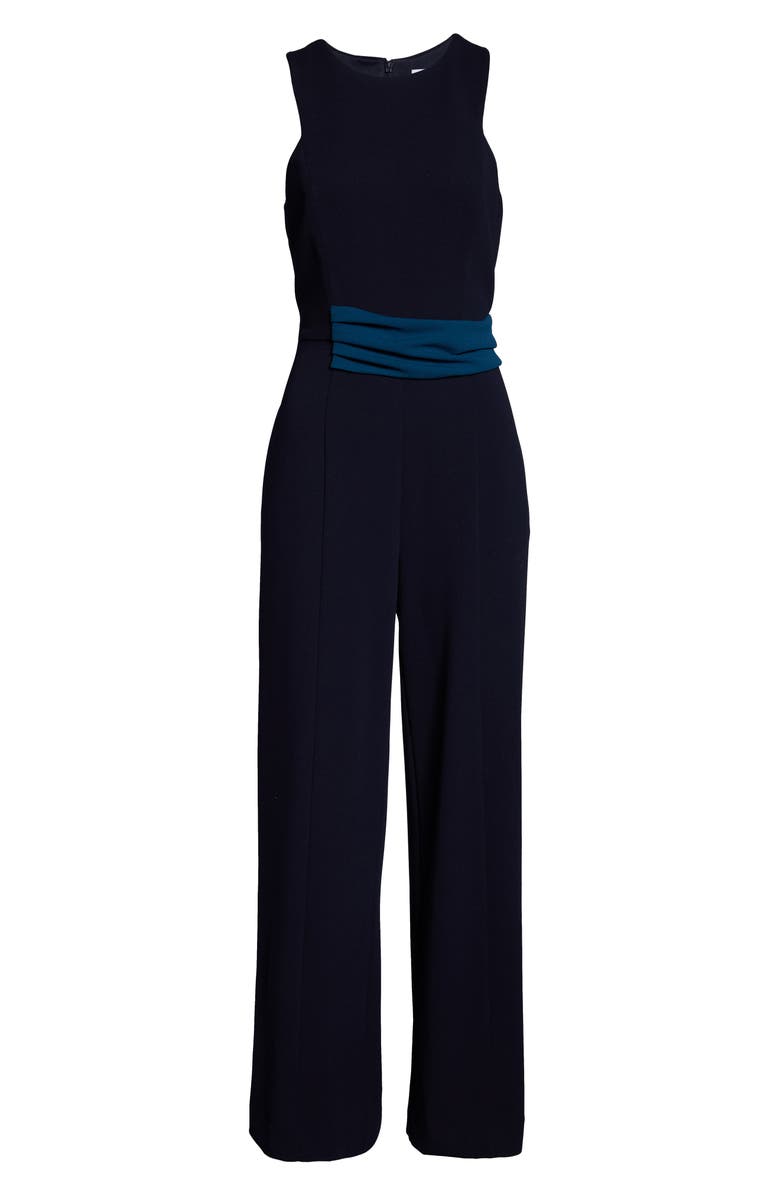 Mark + James by Badgley Mischka Colorblock Waist Jumpsuit, Alternate, color,