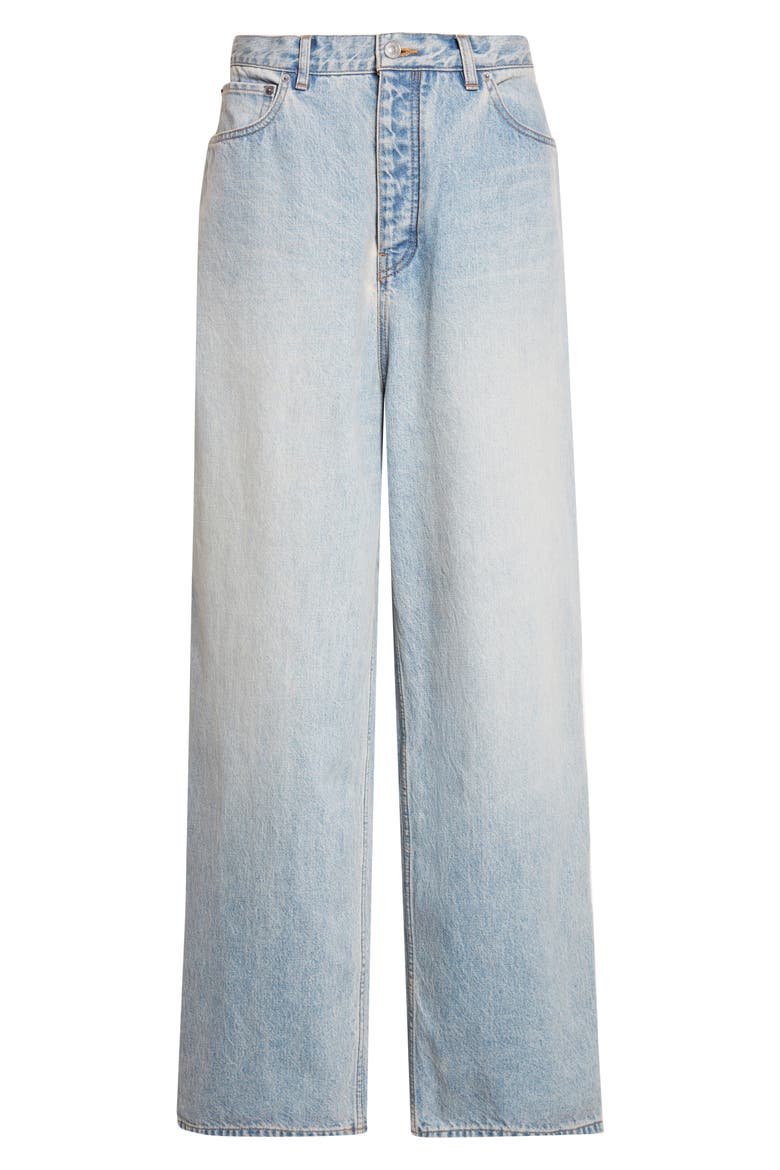 Baggy Straight Leg Jeans, Alternate, color, LIGHT INDIGO/ MADDER