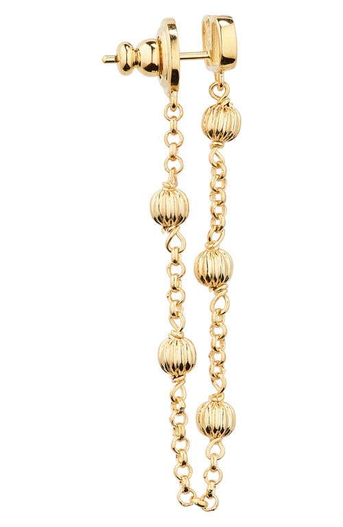 VALENTINO GARAVANI VALENTINO GARAVANI VLOGO CHAIN FRONT/BACK EARRINGS