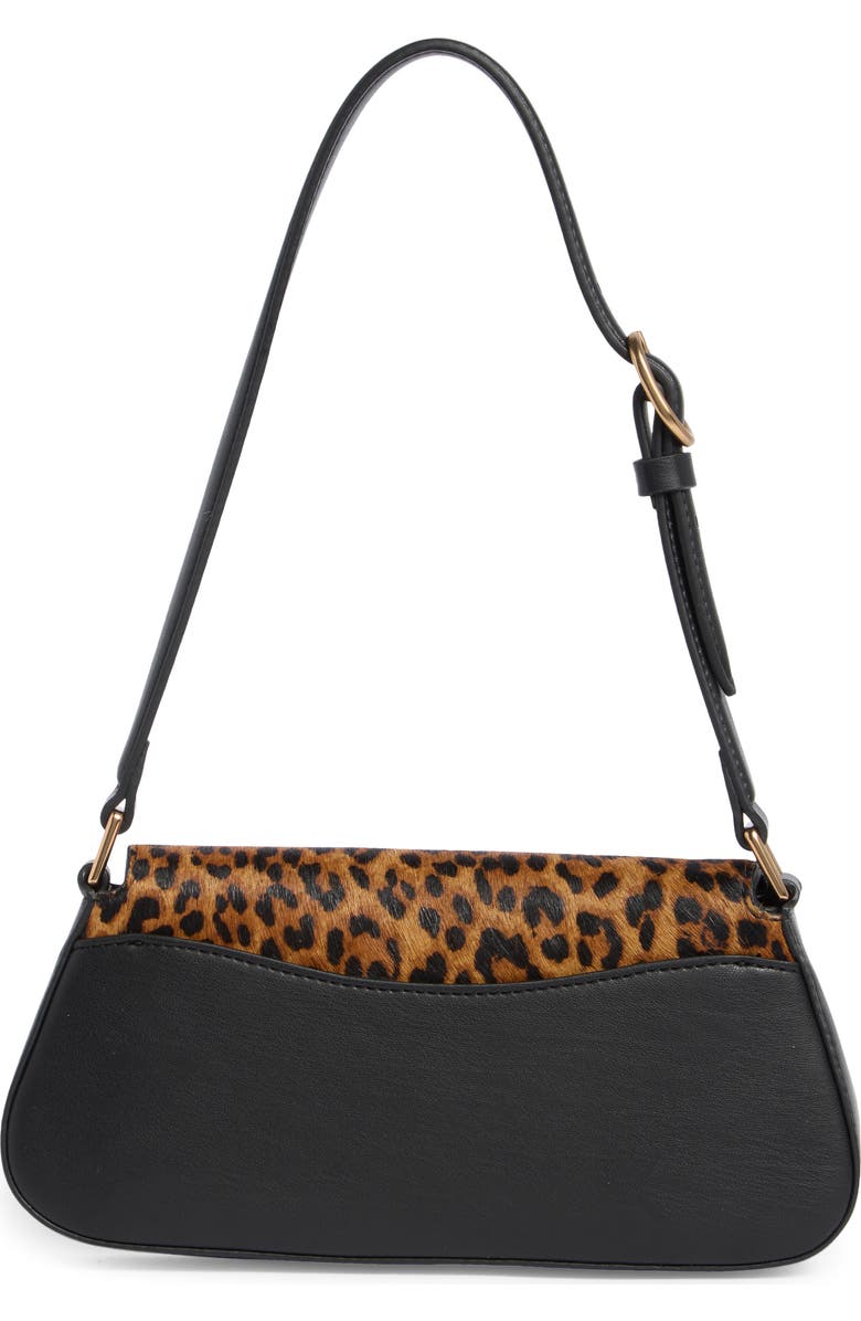 Sam Edelman Small Loraine Faux Leather Shoulder Bag, Alternate, color, Leopard