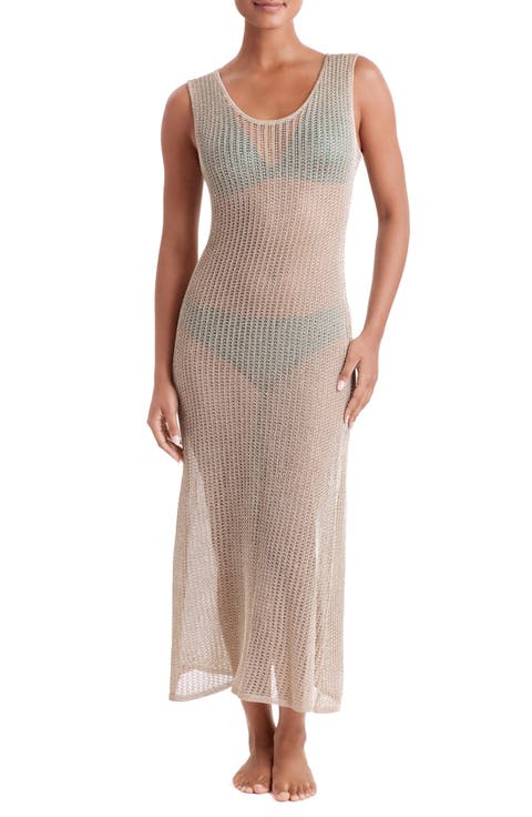 Lagoon Open Stitch Midi Dress