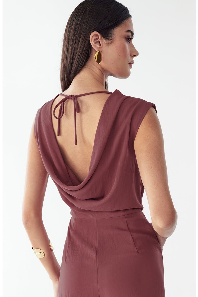 Bailey Jumpsuit, Alternate, color, Rosewood