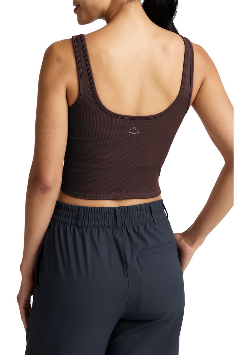 Keep it Cool Seamless Crop Tank, Alternate, color, ICED MOCHA