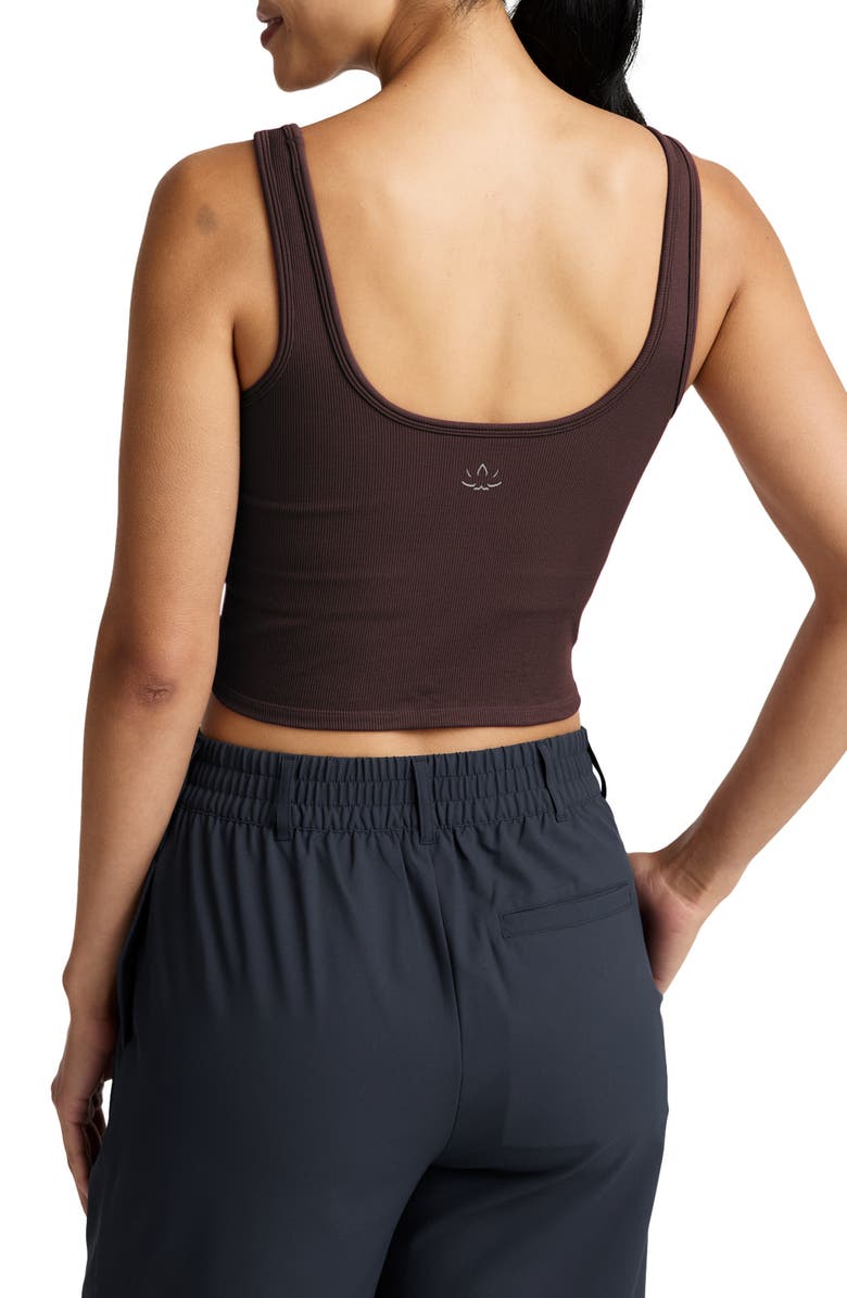 Beyond Yoga Keep it Cool Seamless Crop Tank, Alternate, color, Iced Mocha