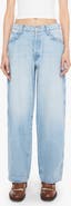 MOTHER The Delinquent Button Nerdy Wide Leg Jeans