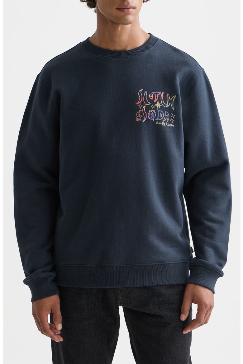 Graphic Print Sweatshirt, Main, color, CARBON
