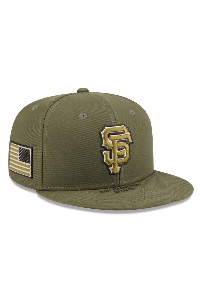 Men's New Era  Olive San Francisco Giants 2026 Armed Forces Day 59FIFTY Fitted Hat, Main, color, Olive