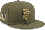 New Era Men's New Era Olive San Francisco Giants 2026 Armed Forces Day 59FIFTY Fitted Hat