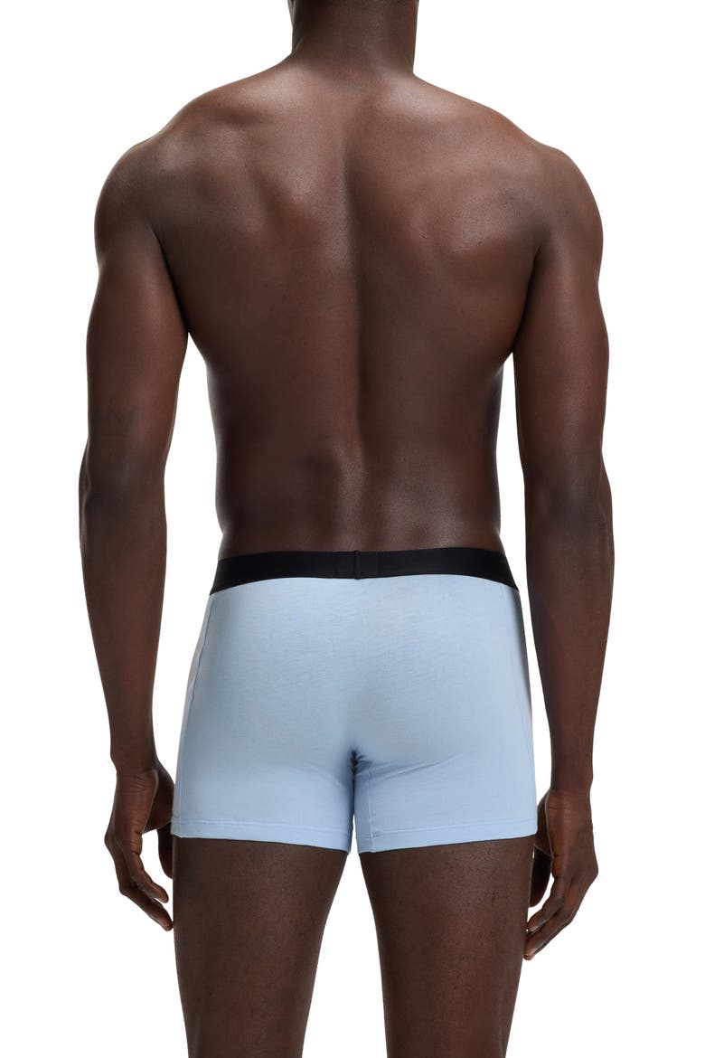 Assorted 3-Pack Power Stretch Cotton Boxer Briefs, Alternate, color, OPEN BLUE