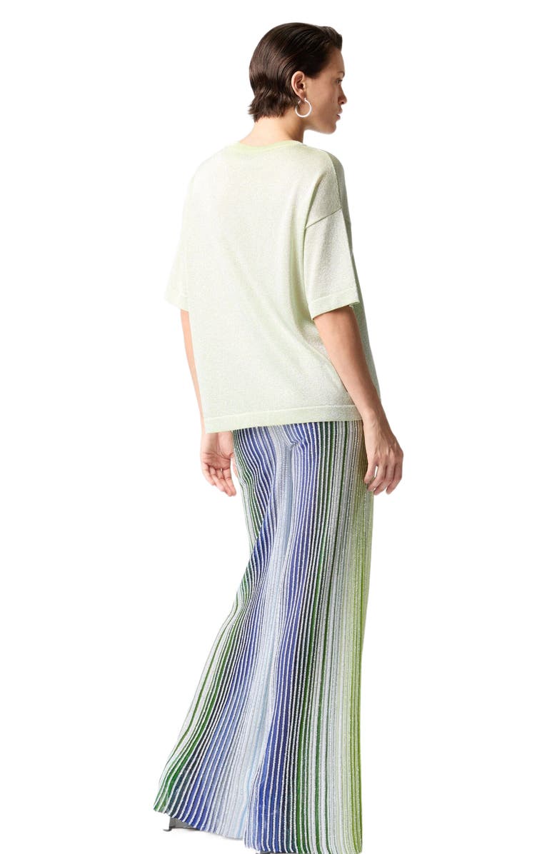 Missoni Partialized Striped Palazzo Trousers With Sequins, Alternate, color, Multicoloured