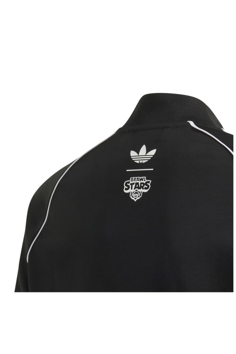 Kids' SST Track Top, Alternate, color, BLACK/ WHITE