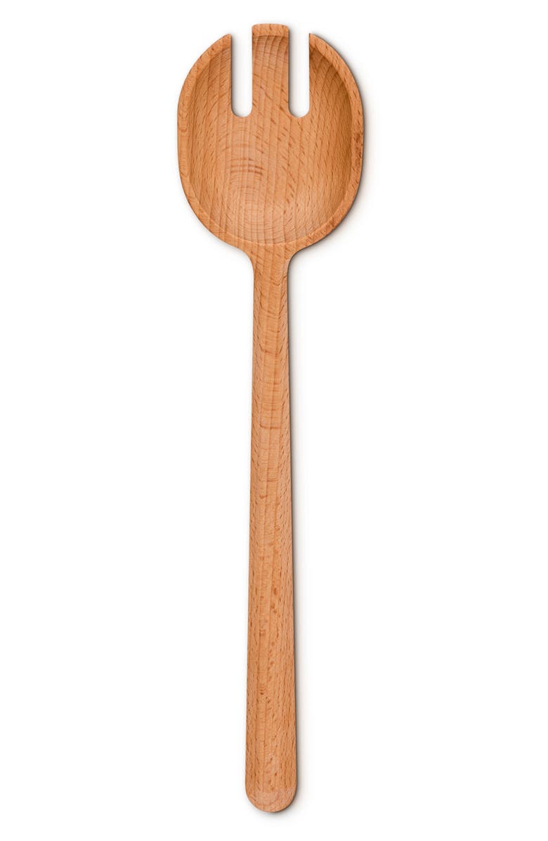 Le Creuset Signature Beech Wood Serving Fork, Main, color, 
