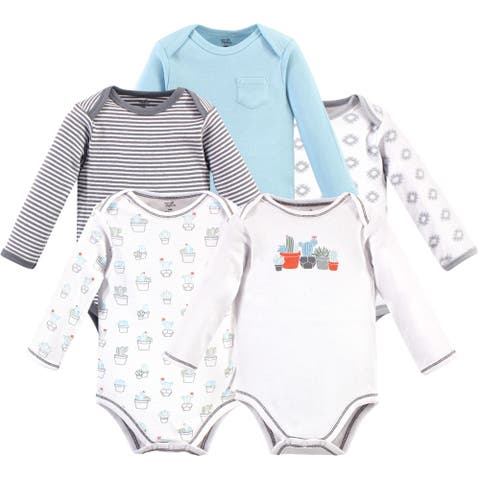 Organic Cotton Long-Sleeve Bodysuits