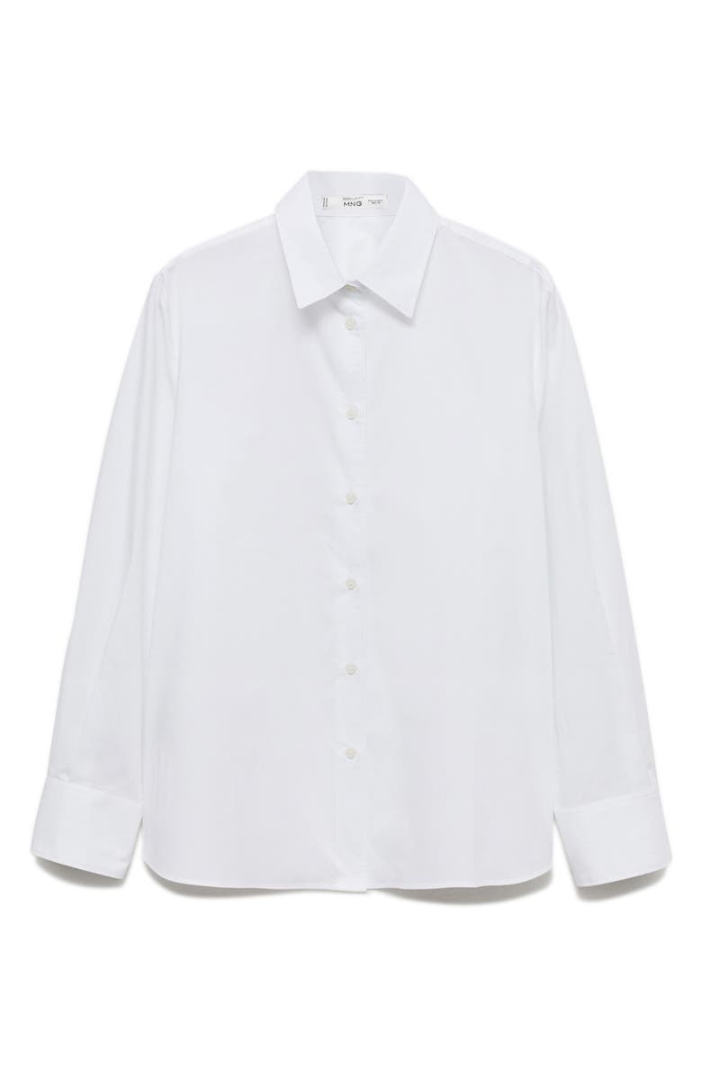 MANGO Relaxed Fit Button-Up Shirt, Alternate, color, 