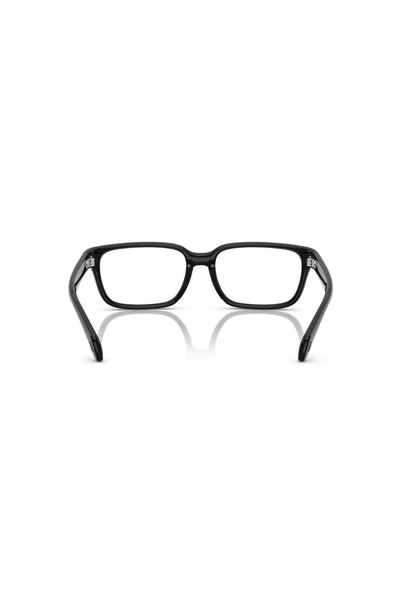 57mm Rectangle optical glasses, Alternate, color, Black