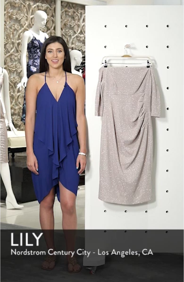 Off the Shoulder Sheath Dress, sales video thumbnail