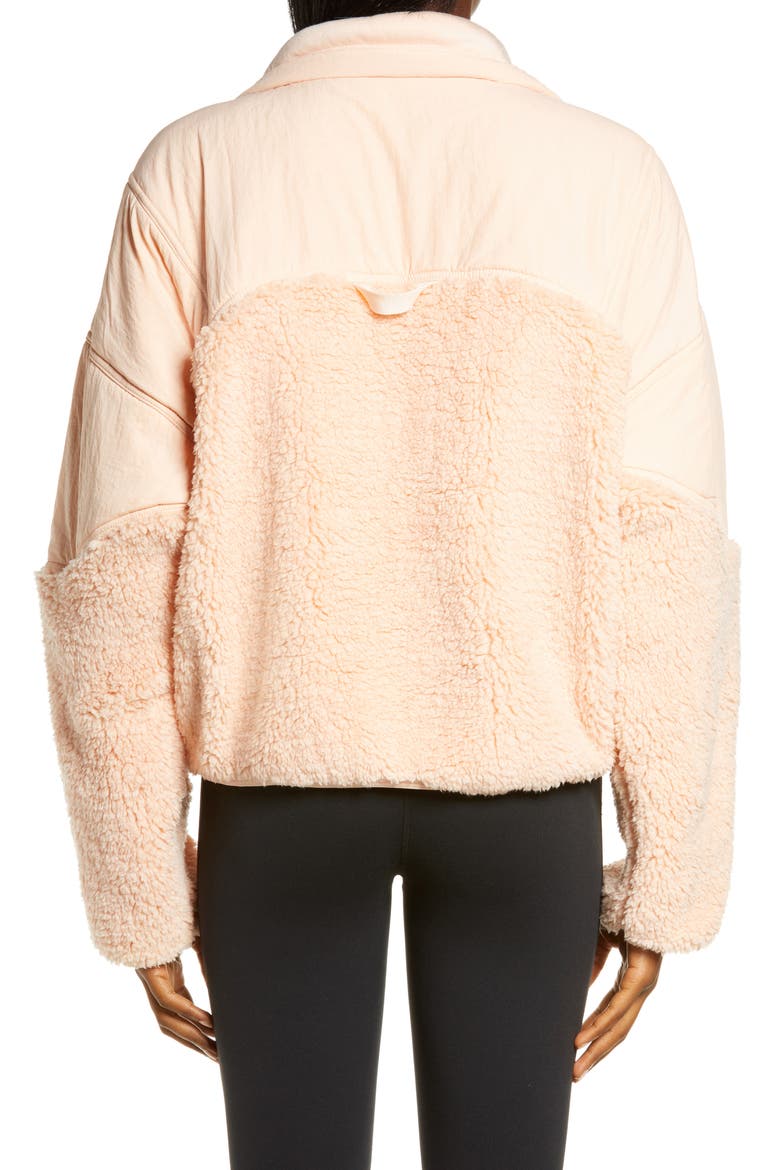 Adventure Awaits Fleece Jacket, Alternate, color, PEACH CHAMPAGNE://DNU
