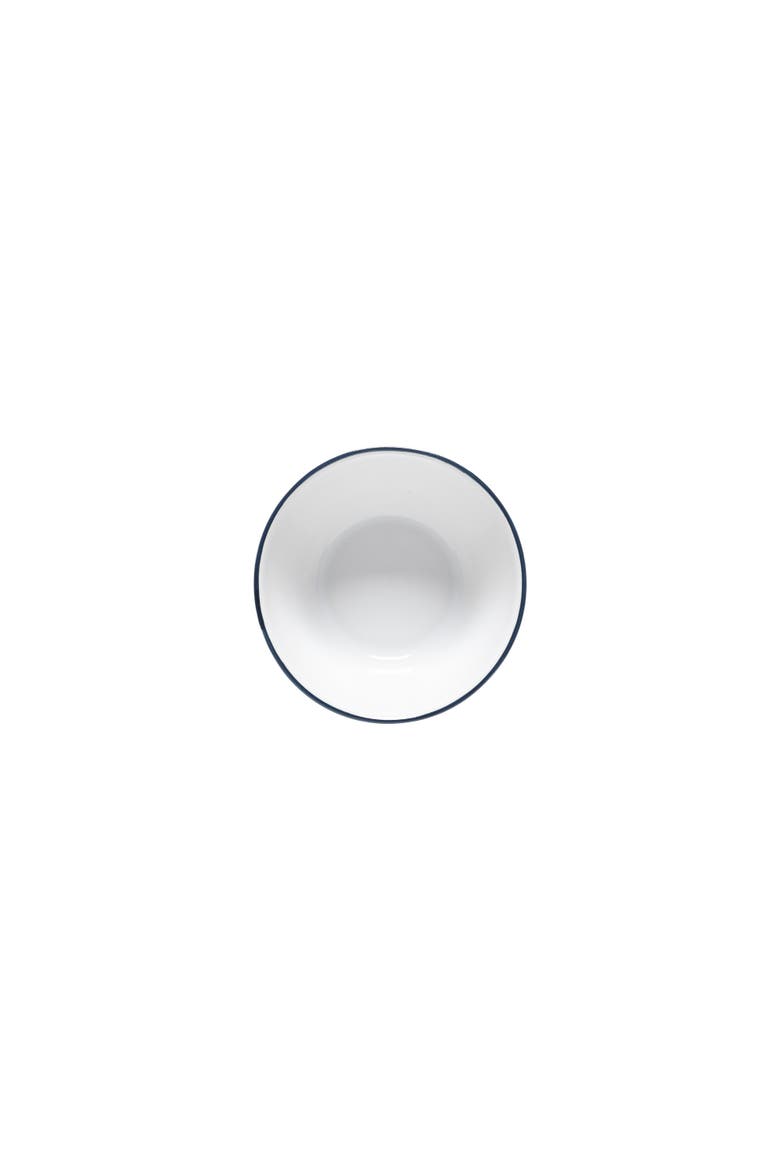 Beja Set/6 cereal bowls, Alternate, color, White & blue