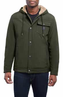 Lucky Brand Loki Workwear Soft Shell Faux Shearling Jacket