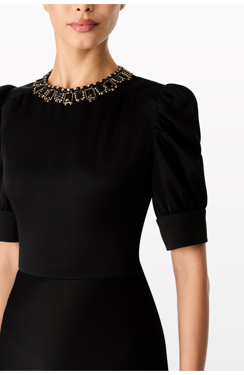 Jenny Packham Sea Daisy Gown, Alternate, color, Liquorice