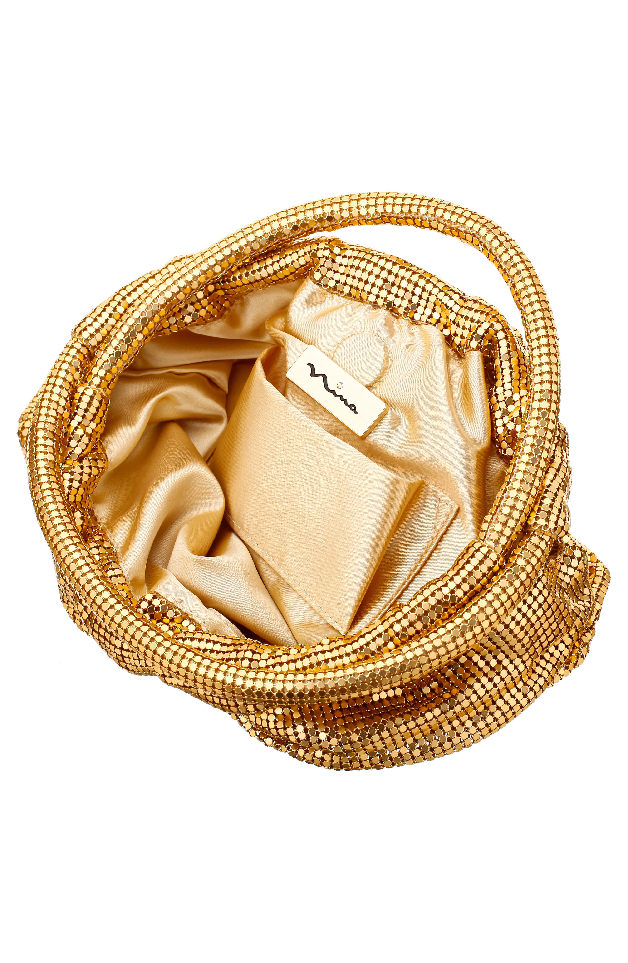 Nina Joyce Mesh Top Handle Bag, Alternate, color, 