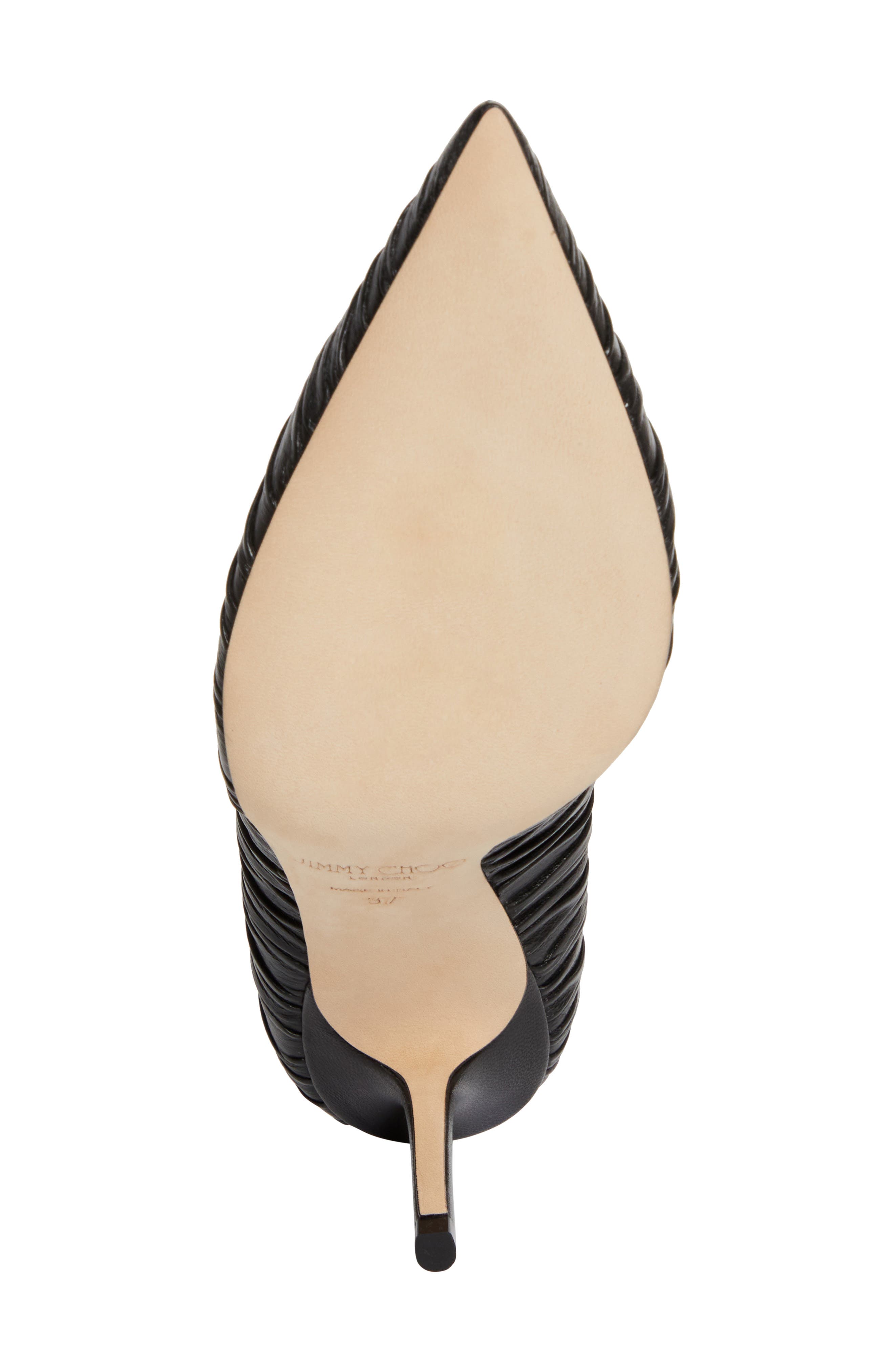 Jimmy Choo Love Ruched Pointed Toe Pump, Alternate, color, 