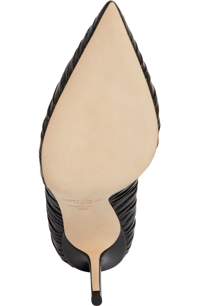 Jimmy Choo Love Ruched Pointed Toe Pump, Alternate, color,