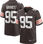 Nike Men's Nike Myles Garrett Brown Cleveland Browns Game Player Jersey