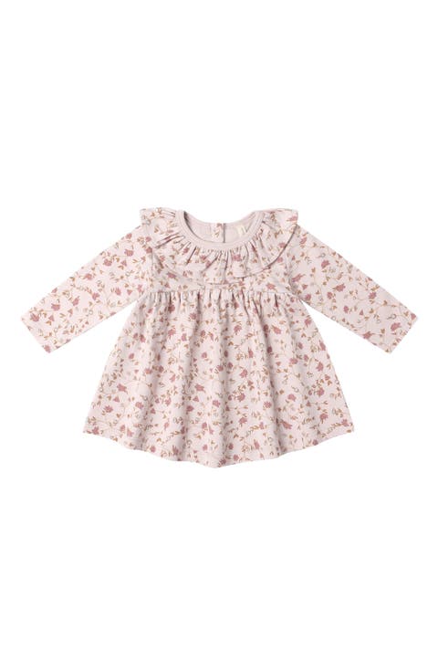 Floral Print Ruffle Collar Dress (Baby)