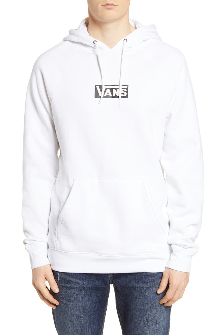 Versa Water Repellent Logo Graphic Hoodie, Main, color, WHITE
