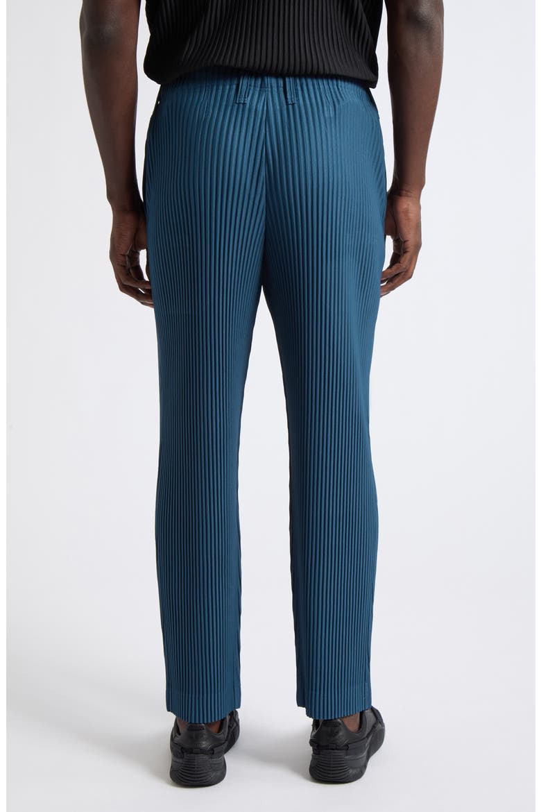 Tailored Pleats 1 Straight Leg Pants, Alternate, color, SHADOW BLUE