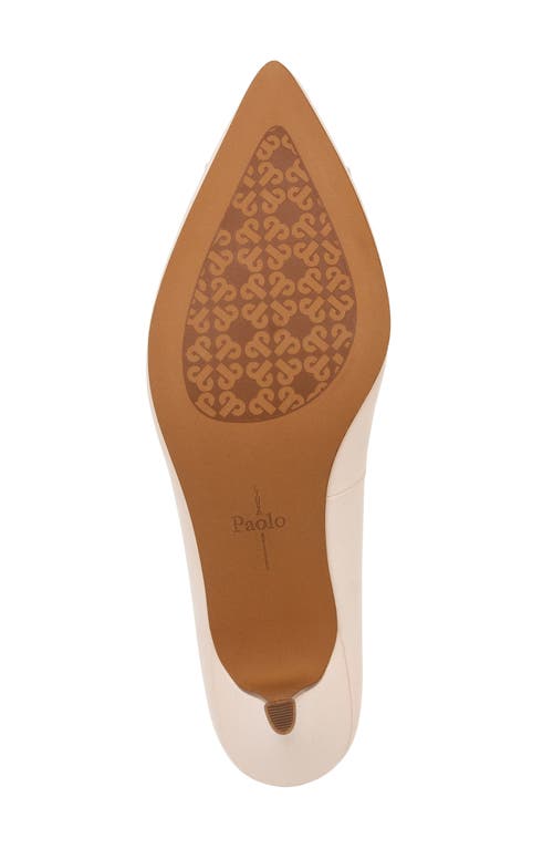 Linea Paolo Pointed Toe Pump In Pale Pink