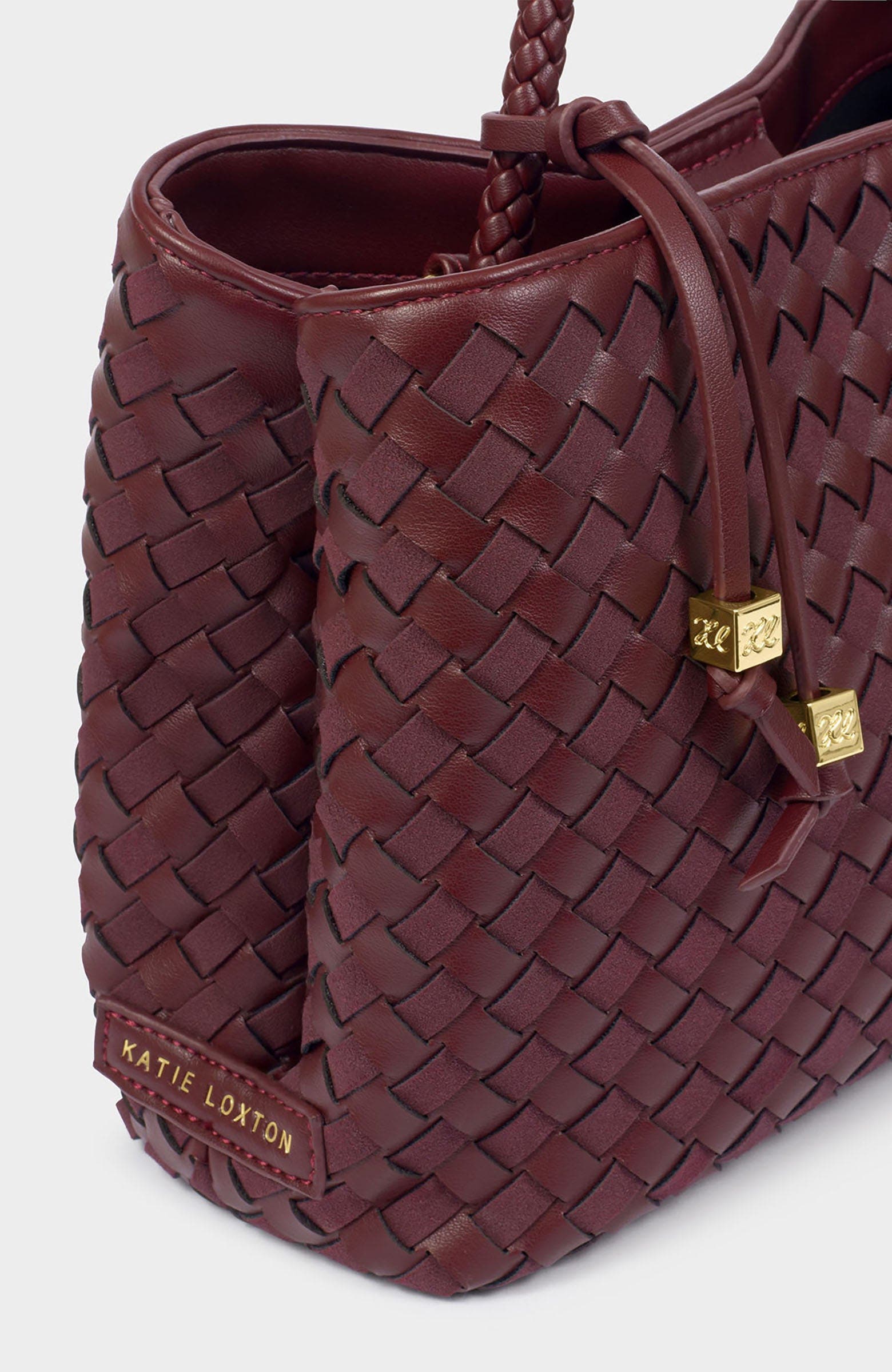 Nova Woven Texture Top Handle Bag, Alternate, color, Cherry Mixed