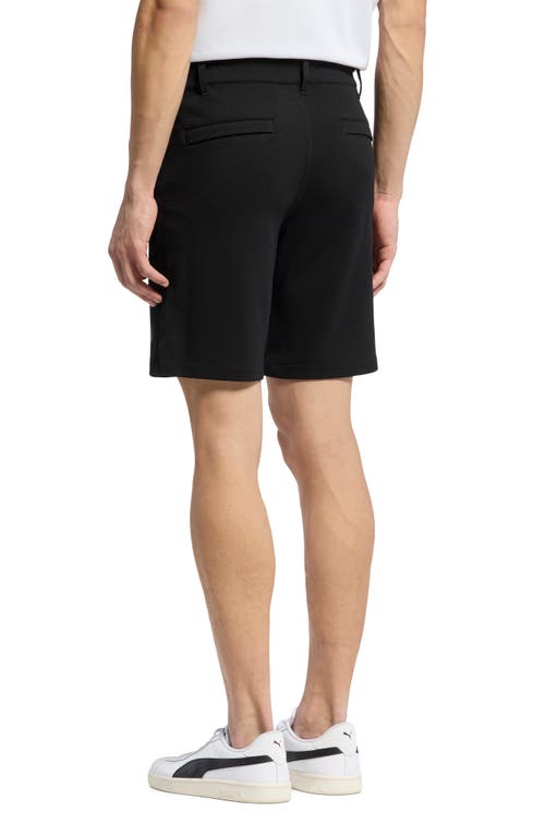 Psycho Bunny Shiro Knit Honeycomb Shorts In Black