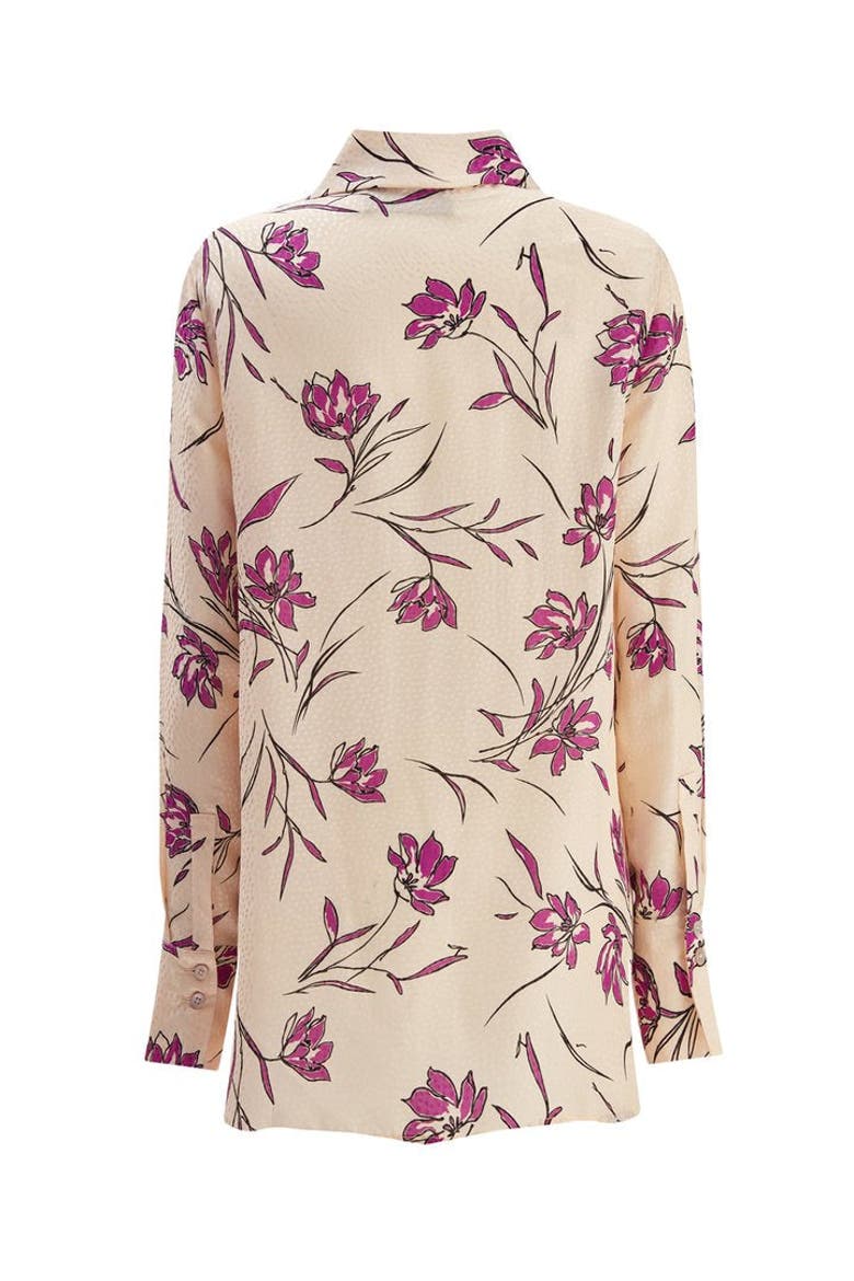 Floral Long Shirt, Alternate, color, MULTICOLOR