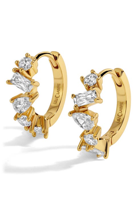 Mavis Huggie Hoop Earrings