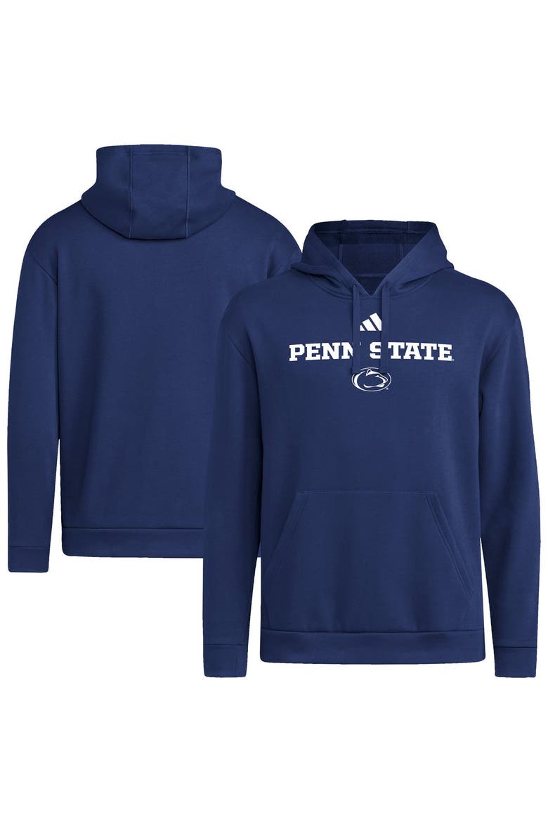 Men's adidas Navy Penn State Nittany Lions Wordmark Hoodie, Main, color, Navy