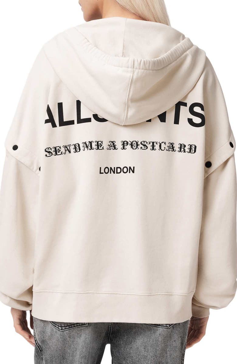 AllSaints Dreamer Amphia Zip Hoodie, Alternate, color, 