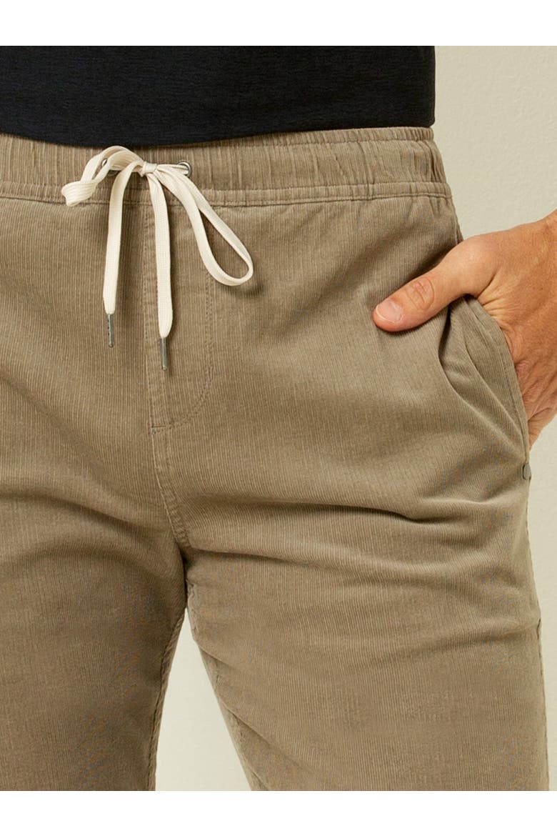 Drawstring Corduroy Pants, Alternate, color, Tan
