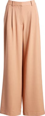 Nordstrom Double Pleat Wide Leg Pants