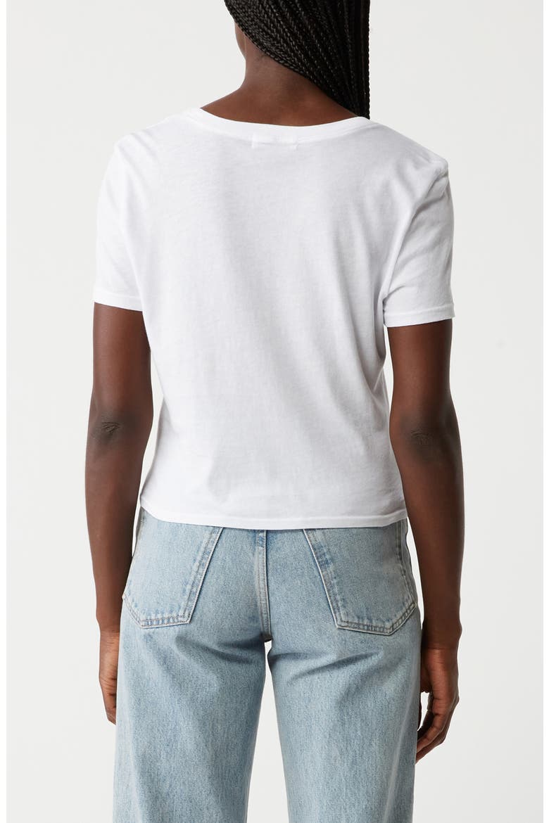 Hollis Criss Cross T-Shirt, Alternate, color, WHITE