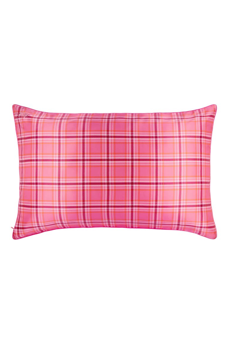 Pure Silk Queen Pillowcase, Alternate, color, HIGHLAND ROSE