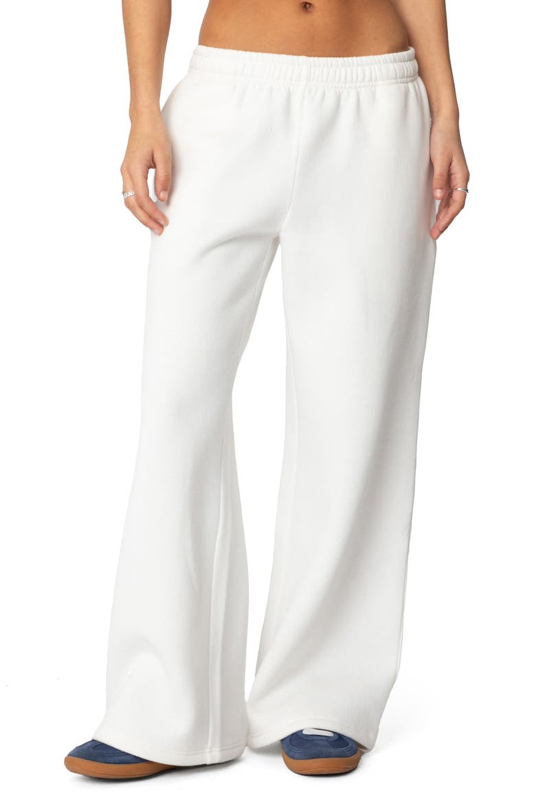 Miss Edikted Sweatpants, Main, color, WHITE