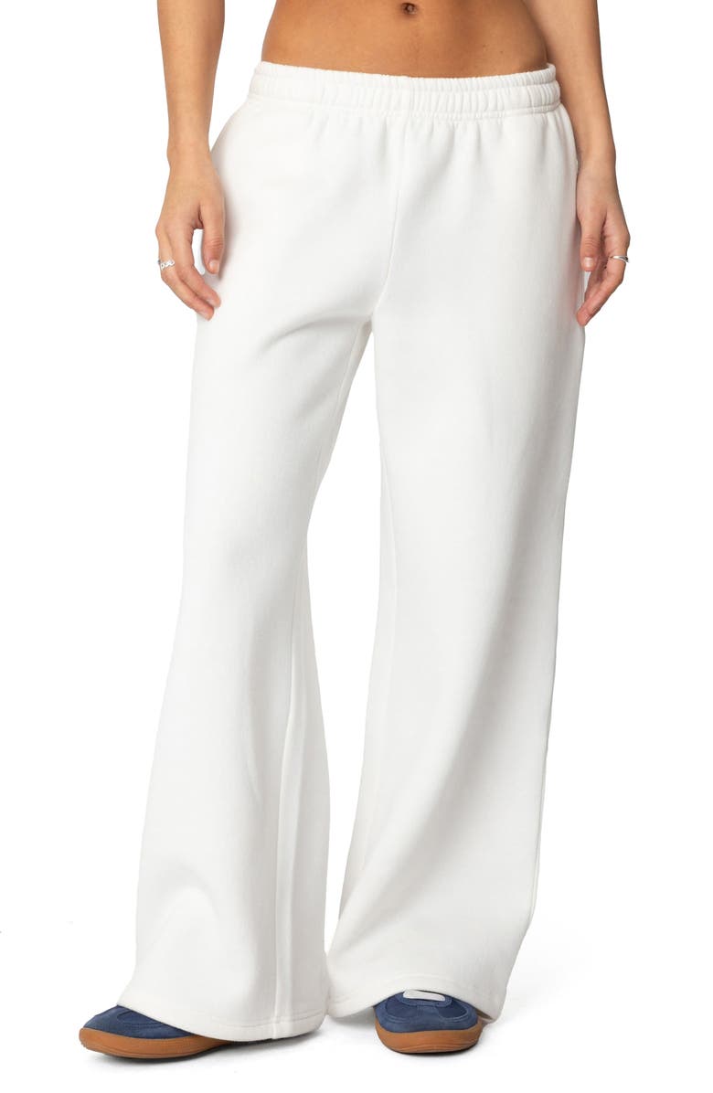 EDIKTED Miss Edikted Sweatpants, Main, color, White