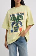 Topshop Santiago Oversize Graphic T-Shirt
