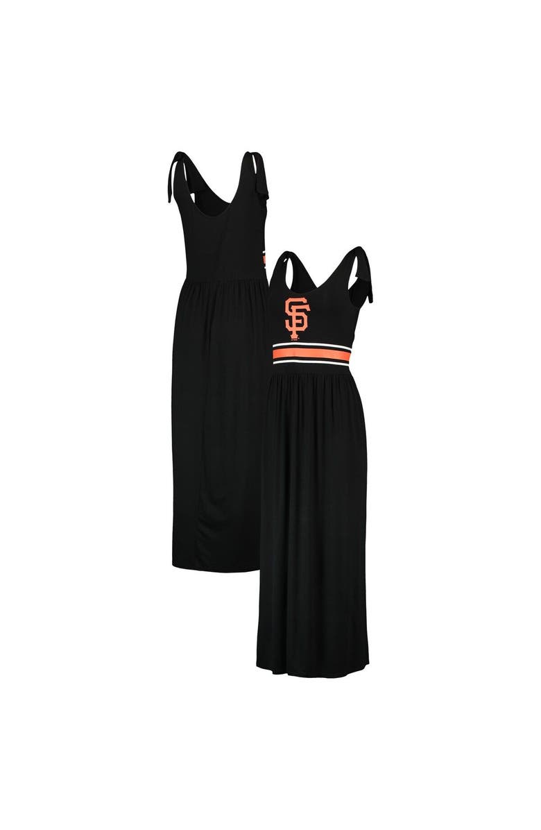 G-III 4HER BY CARL BANKS Women's G-III 4Her by Carl Banks Black San Francisco Giants Game Over Maxi Dress, Main, color, Black