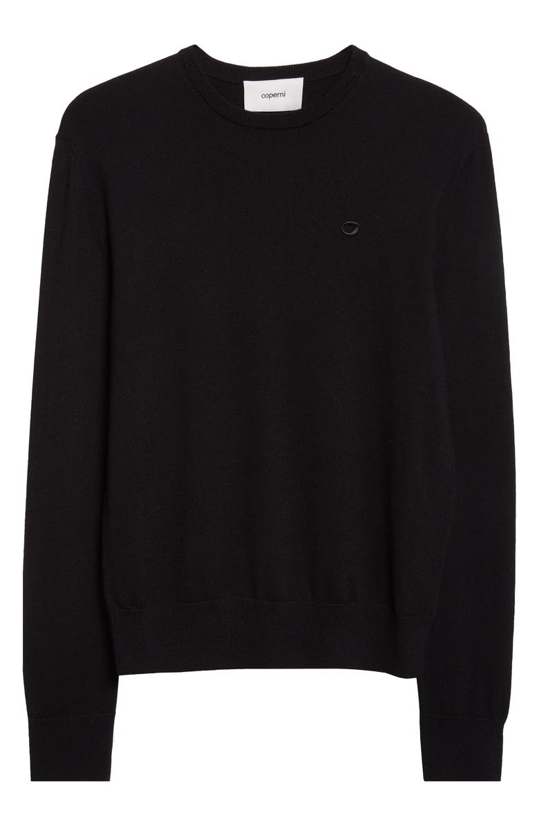 Coperni Classic Wool Sweater, Alternate, color, Black