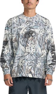 RVCA x Tapout Long Sleeve Heavyweight Cotton Jersey Graphic T-Shirt