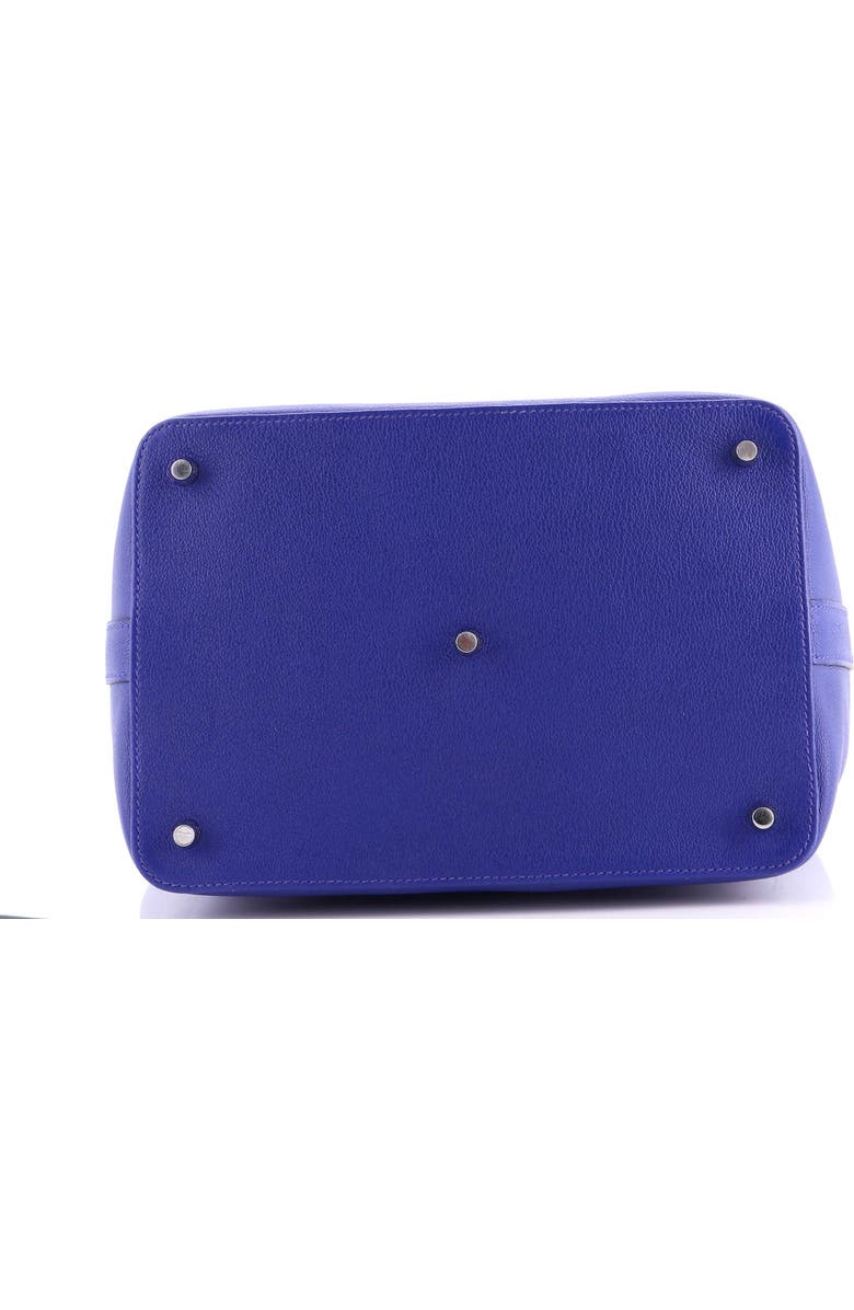 Pre-Owned Hermes Toolbox Bag Evercolor 26, Alternate, color, Bleu Electrique