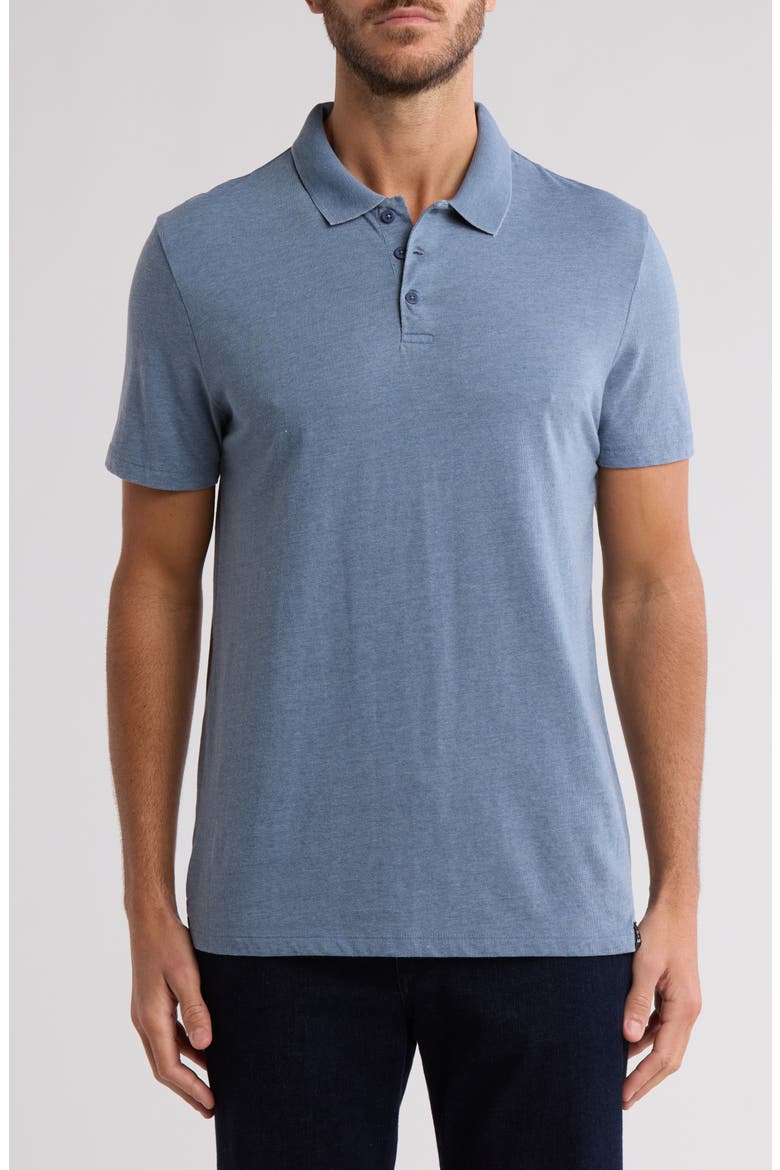 Venice Burnout Polo, Main, color, CHINA BLUE